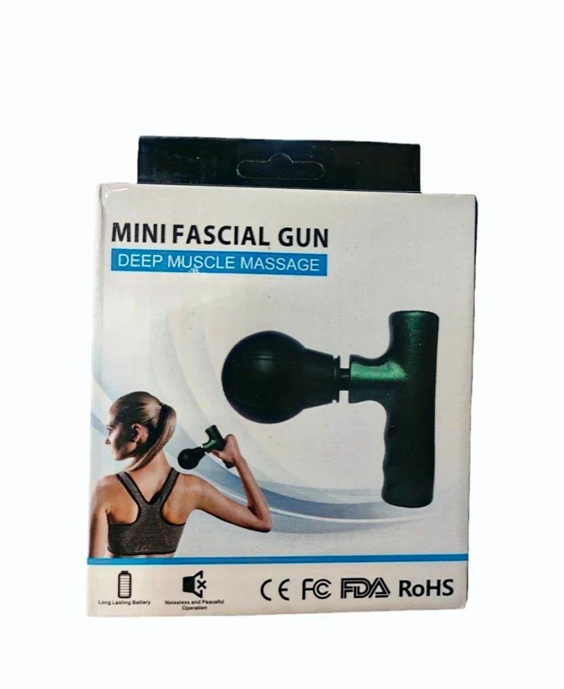 MINI MASAJEADOR MUSCULAR TIPO PISTOLA MASAJE INALÁMBRICO