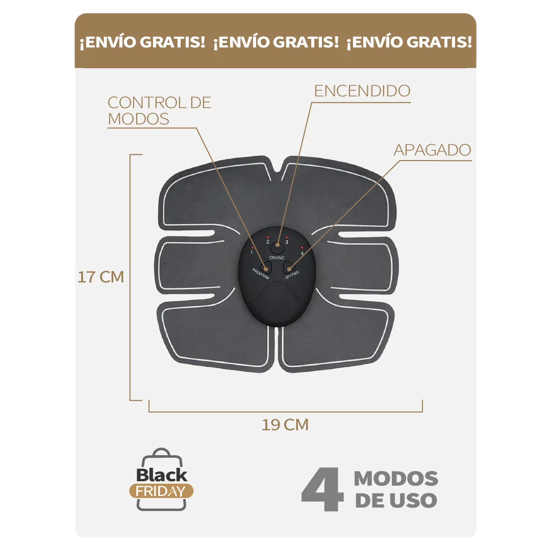 Electroestimulador Abdominal PRO