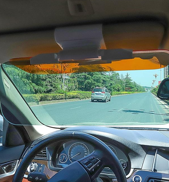 VISOR ANTIDESLUMBRANTE 2 EN 1 PARA COCHE – PROTECCIÓN DÍA Y NOCHE