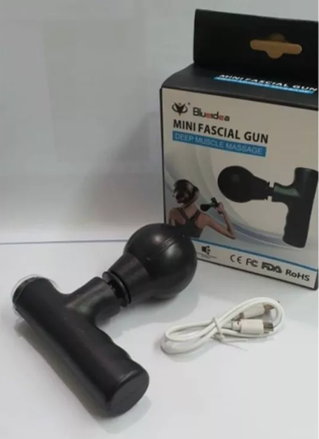 MINI MASAJEADOR MUSCULAR TIPO PISTOLA MASAJE INALÁMBRICO