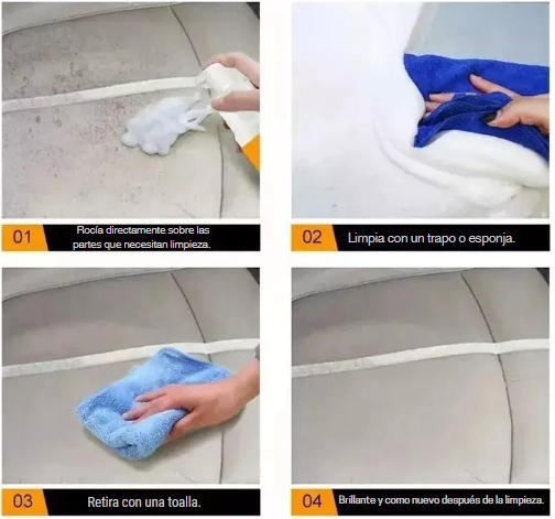 ESPUMA LIMPIADORA MULTIUSOS EN AEROSOL