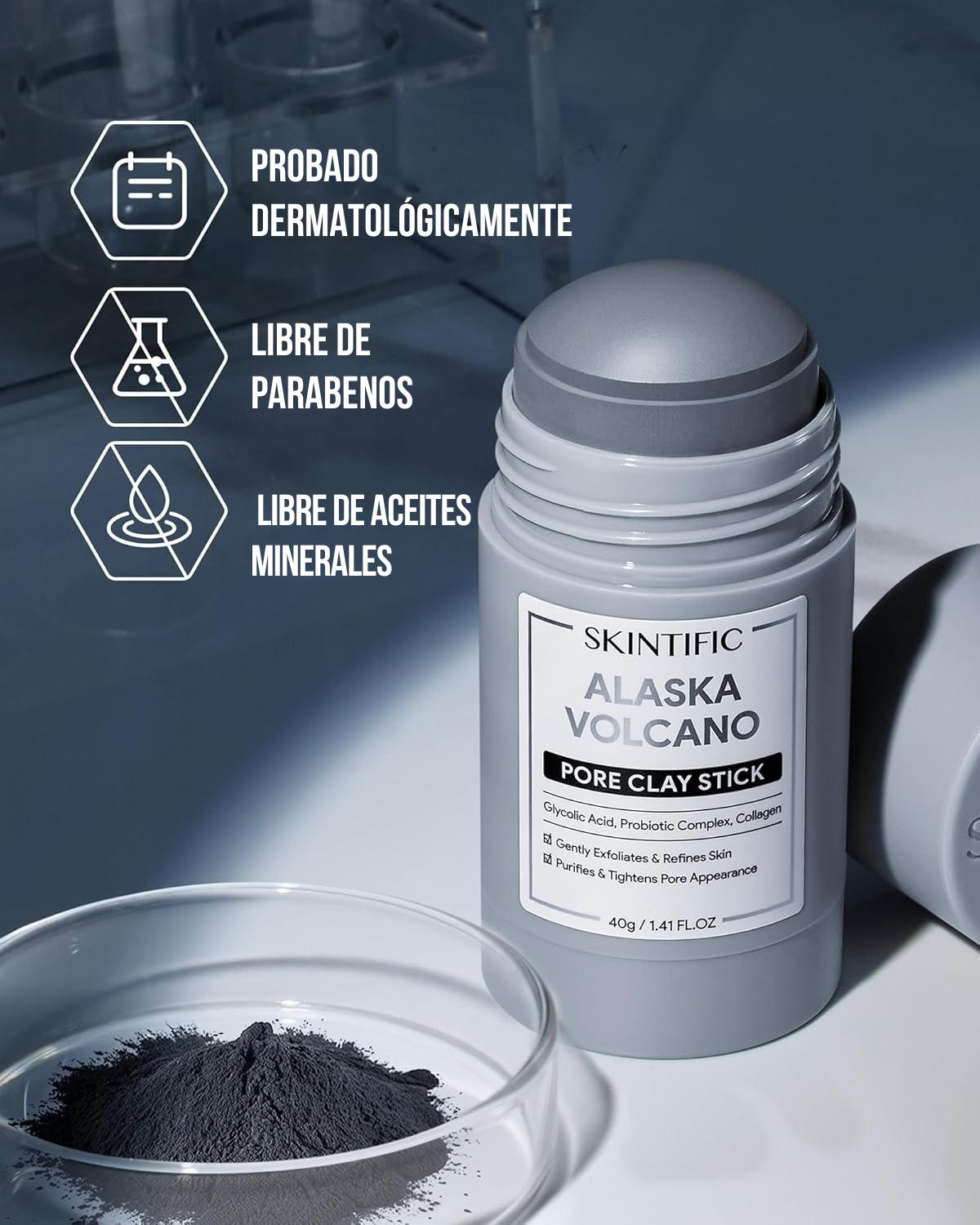 MASCARILLA FACIAL DE BARRO CON ARCILLA NATURAL – LIMPIEZA PROFUNDA