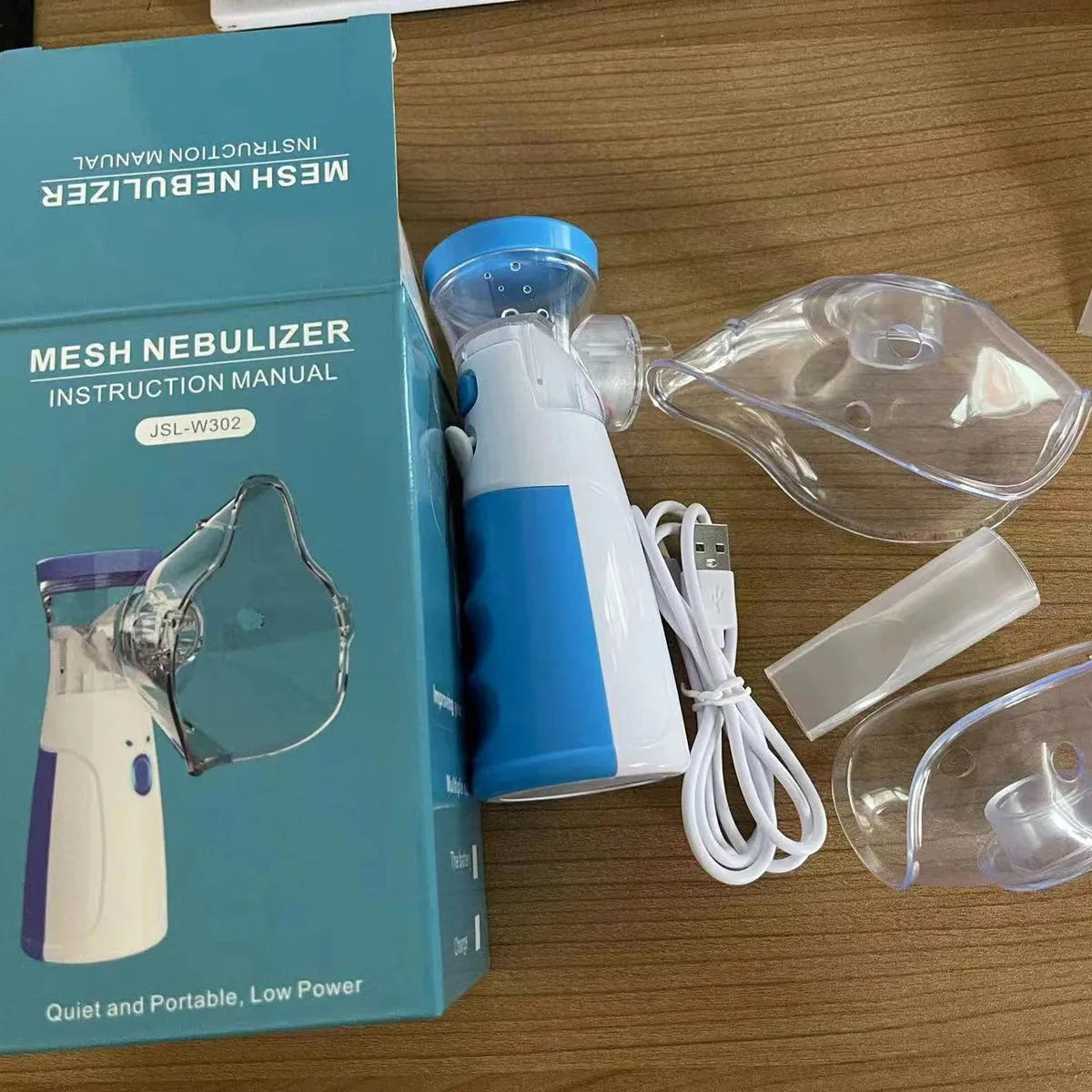 NEBULIZADOR ULTRASÓNICO PORTÁTIL RECARGABLE - NIÑOS Y ADULTOS