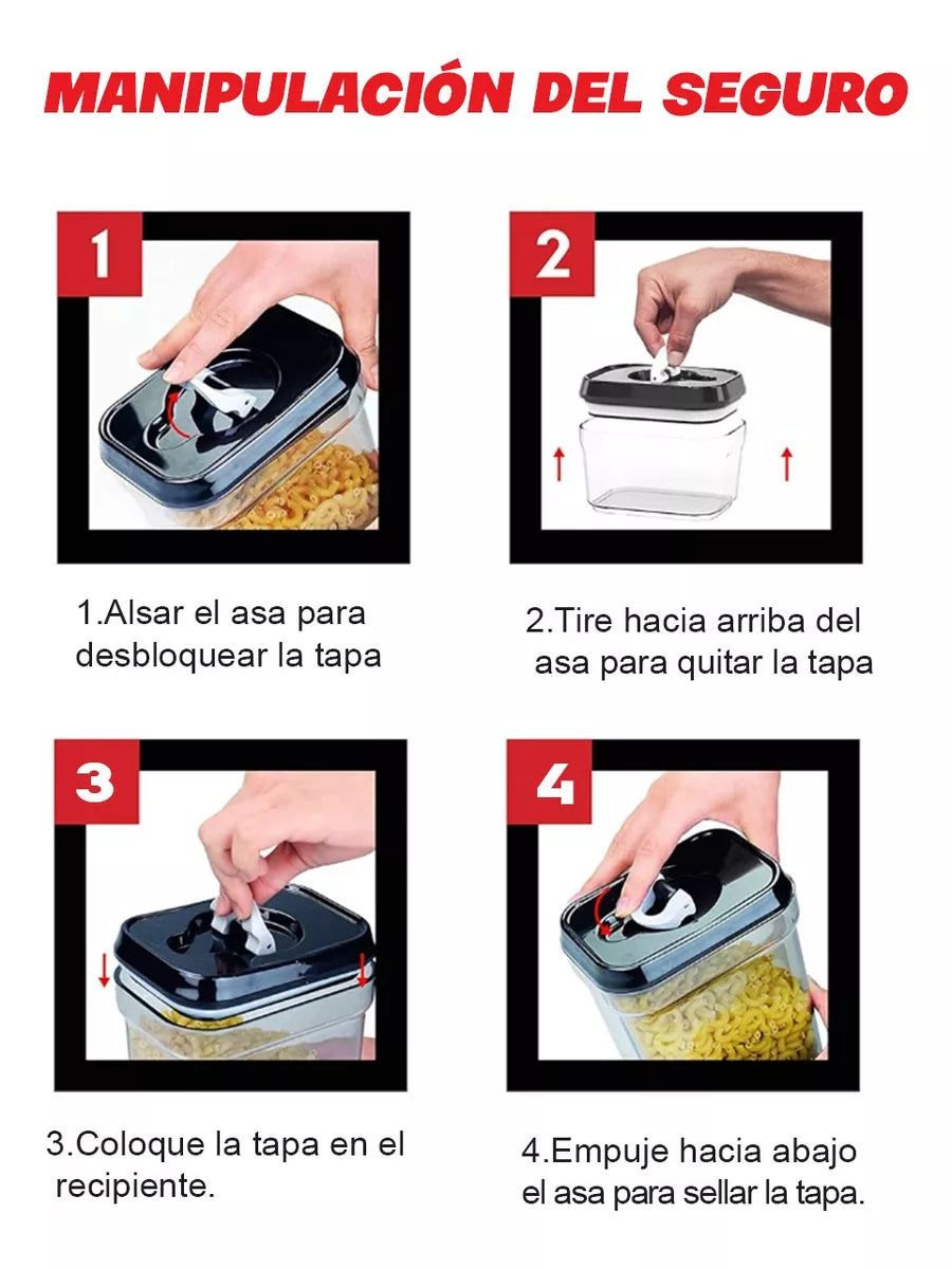ORGANIZADORES DE COCINA SET 7 FRASCOS