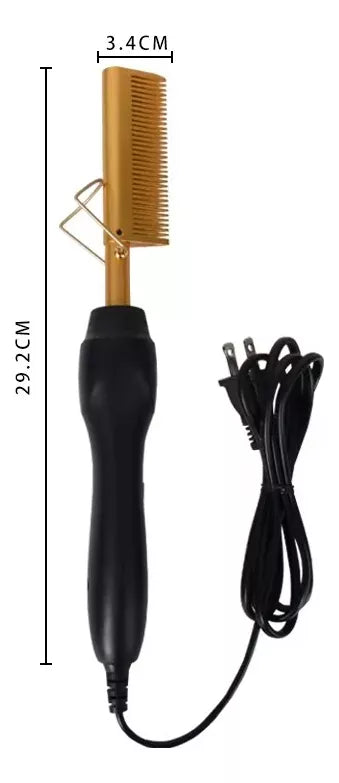 PEINE ELECTRICO ALISADOR/RIZADOR DE CERAMICA