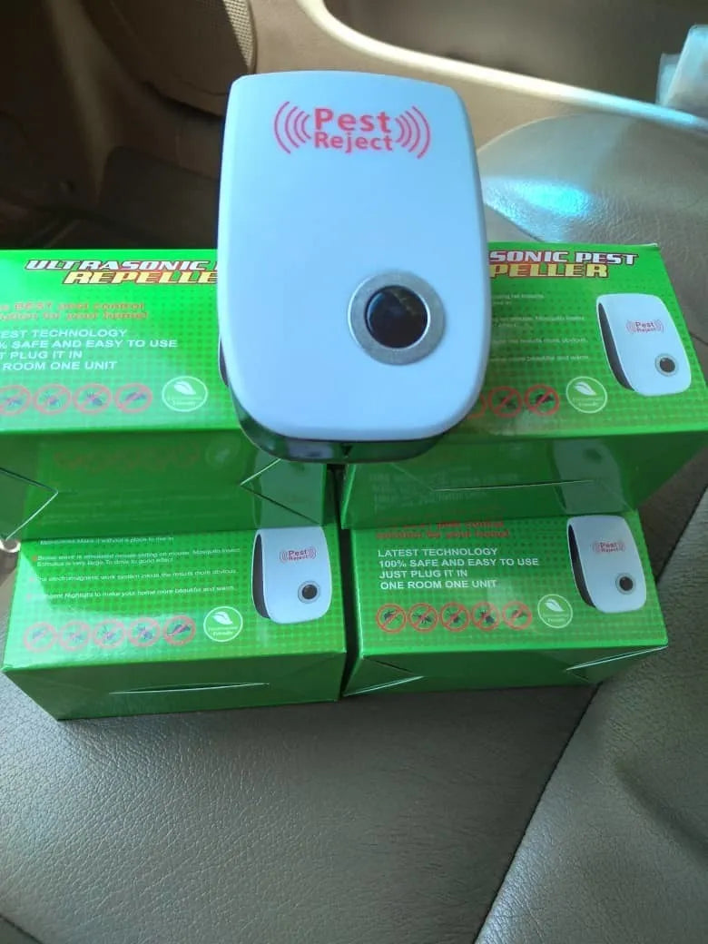2 REPELENTES ULTRASÓNICOS EXTERMINADOR DE PLAGAS ELÉCTRICO