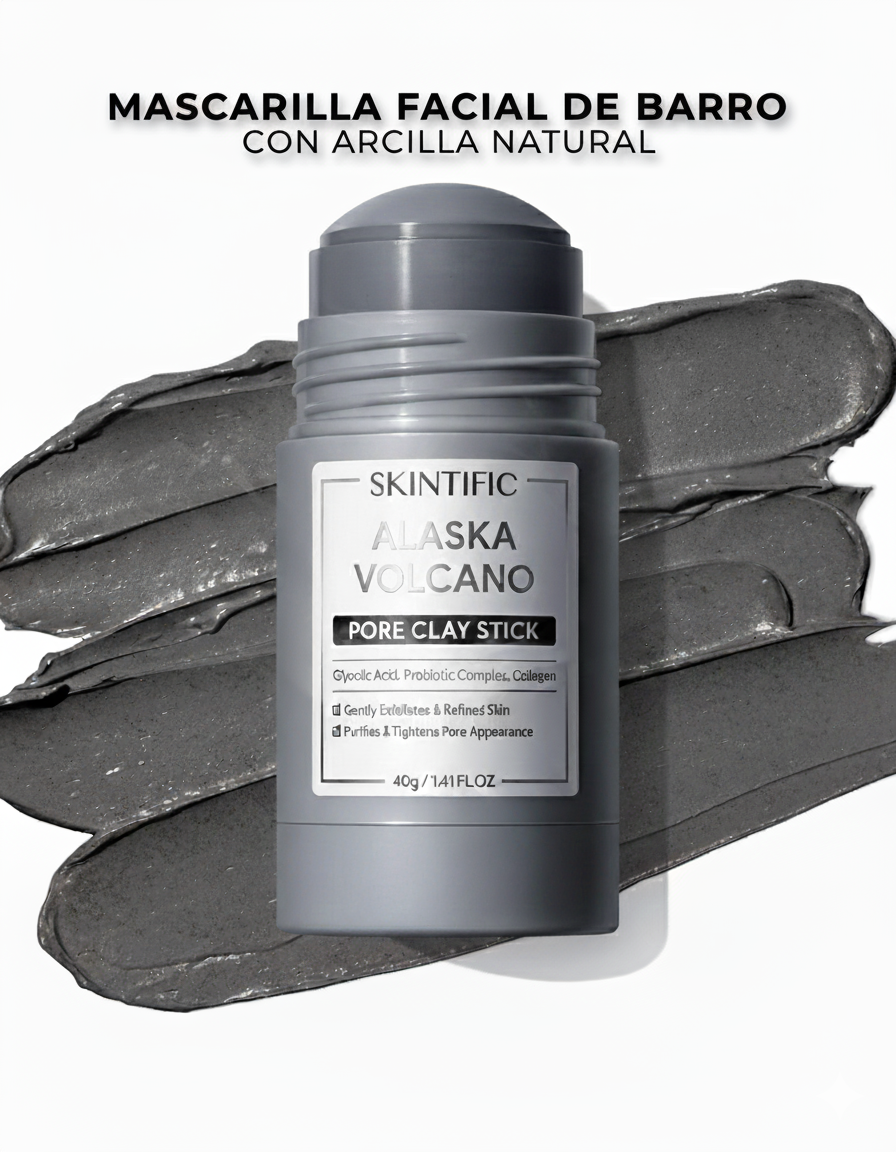 MASCARILLA FACIAL DE BARRO CON ARCILLA NATURAL – LIMPIEZA PROFUNDA