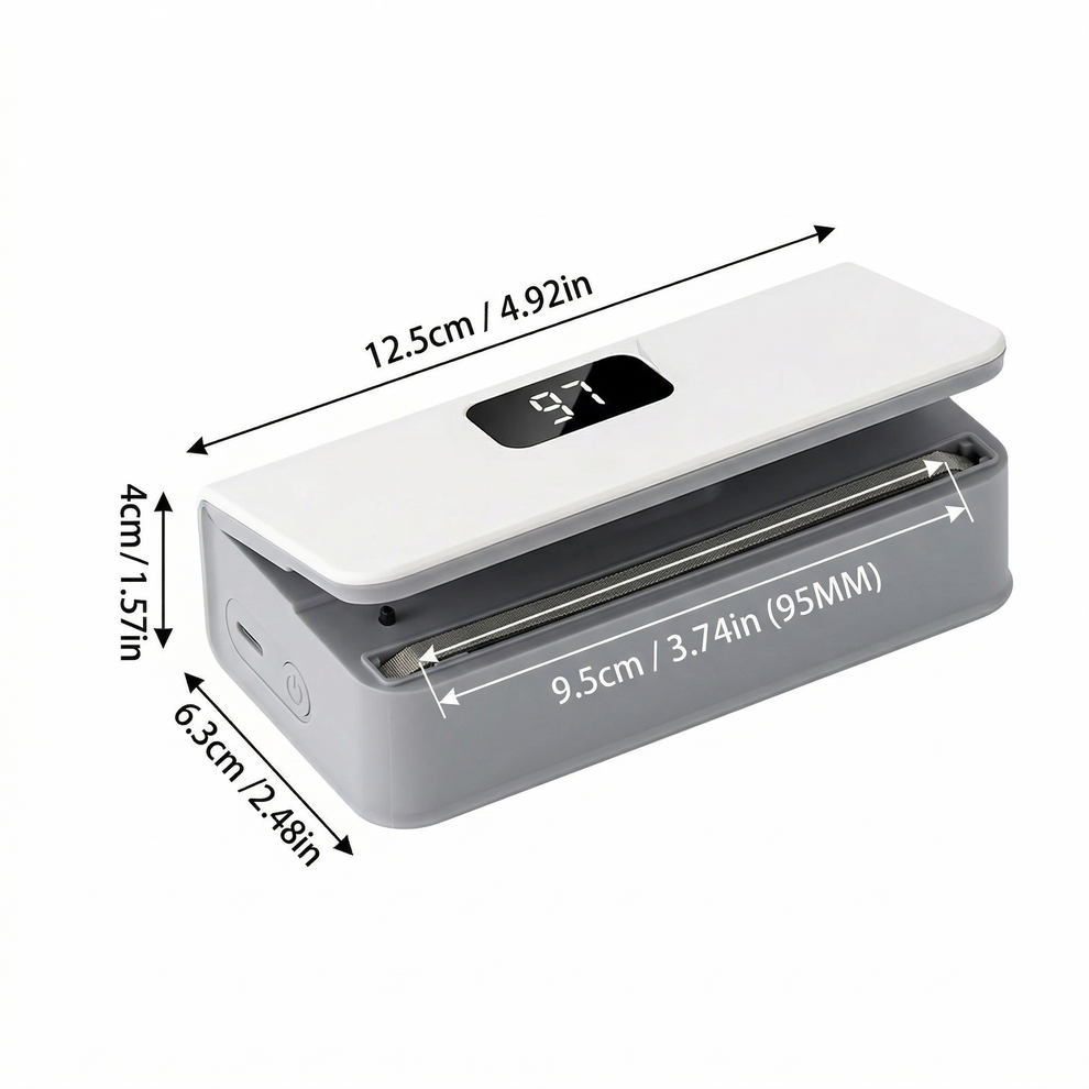 MINI SELLADOR MAGNETICO CON PANTALLA LED
