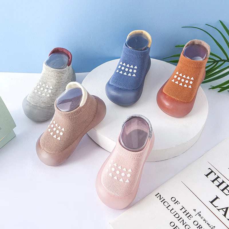 ZAPATOS CALCETINES PARA BEBÉS Y NIÑOS CON SUELA DE GOMA ANTIDESLIZANTE