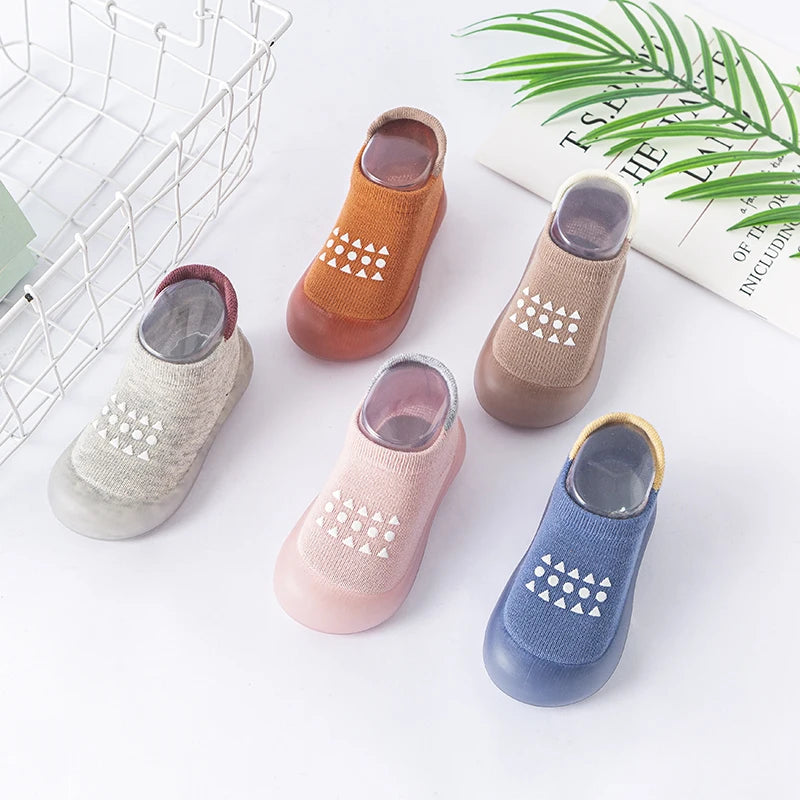 ZAPATOS CALCETINES PARA BEBÉS Y NIÑOS CON SUELA DE GOMA ANTIDESLIZANTE