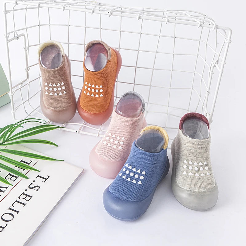ZAPATOS CALCETINES PARA BEBÉS Y NIÑOS CON SUELA DE GOMA ANTIDESLIZANTE