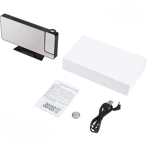 RELOJ DESPERTADOR DIGITAL CON PROYECTOR LED