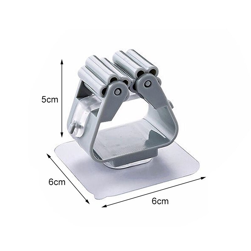 SOPORTE ORGANIZADOR PARA ESCOBA, TRAPERO Y RECOGEDOR - SET X3