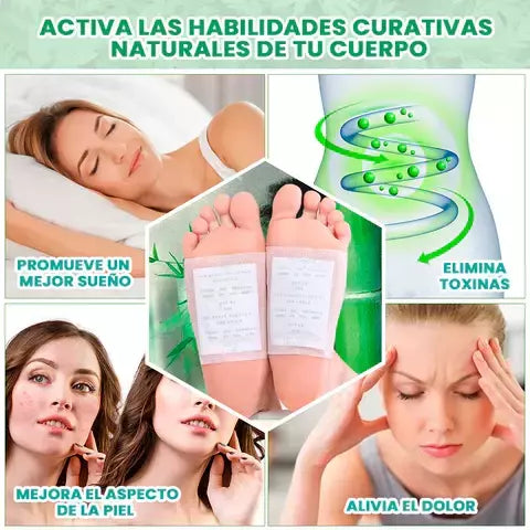 3 pares de parches Desintoxicantes.