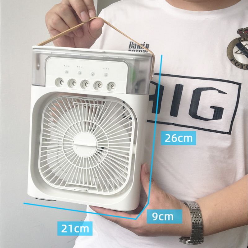 VENTILADOR HUMIDIFICADOR Y ENFRIADOR DE AIRE 3 EN 1