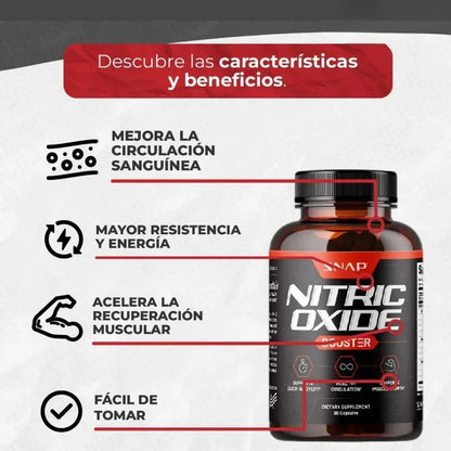 SUPLEMENTO POTENCIADOR DE ÓXIDO NÍTRICO - 60 CAPS