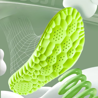 PLANTILLAS DEPORTIVAS UNISEX 4D – TRANSPIRABLES Y SÚPER ELÁSTICAS