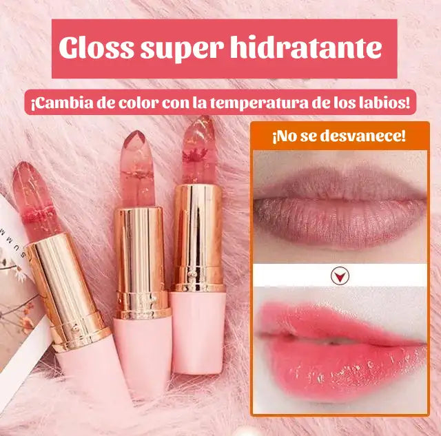 El mejor hidratante del mercado Cristal gloss princess KIT X 2 LABIALES