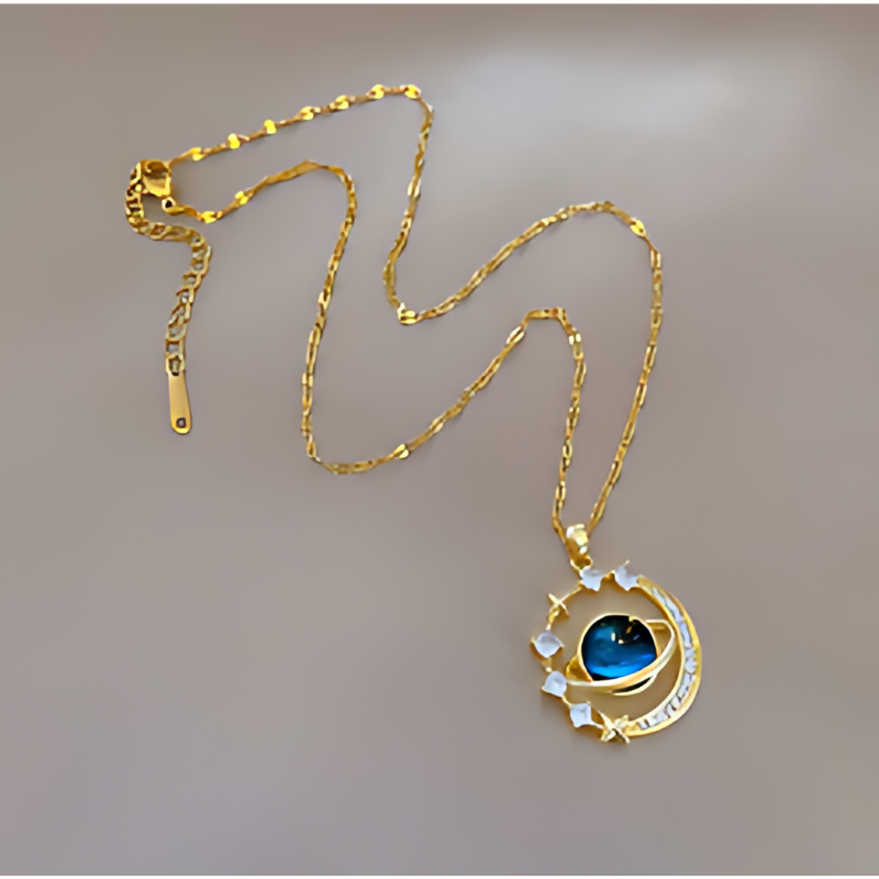 COLLAR PLANETA SATURNO – SÍMBOLO DE UN AMOR GENUINO E INFINITO ♾️