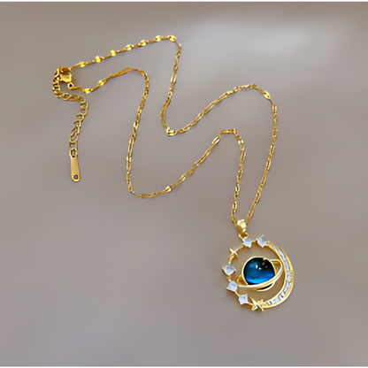 COLLAR PLANETA SATURNO – SÍMBOLO DE UN AMOR GENUINO E INFINITO ♾️