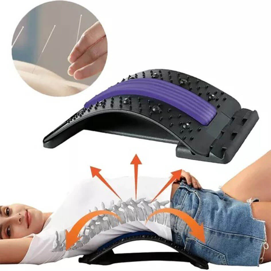 MASAJEADOR ESPALDA & ESTIRAMIENTO LUMBAR