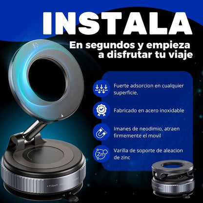 SOPORTE MAGNÉTICO GIRATORIO PARA TELÉFONO