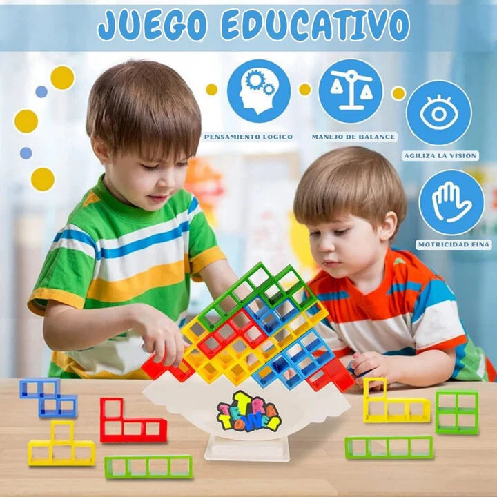 TETRA TOWER™️ - JUEGO DE CONSTRUCCIÓN Y APRENDIZAJE