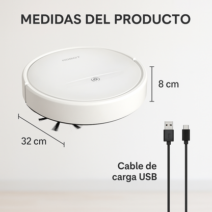 ASPIRADORA ROBOT LIMPIADOR INTELIGENTE PARA EL HOGAR