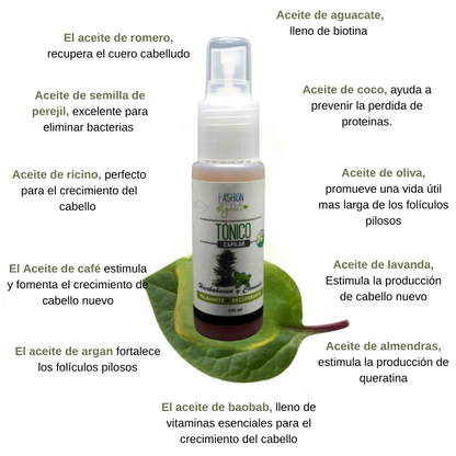 Serum natural para el crecimiento del cabello + guia para cuidado del cabello GRATIS