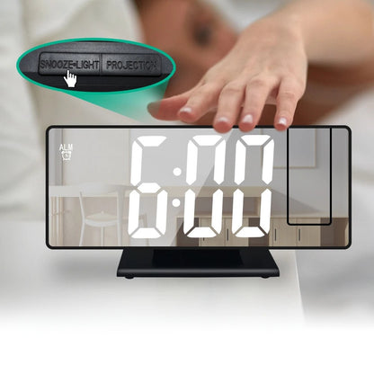 RELOJ DESPERTADOR DIGITAL CON PROYECTOR LED