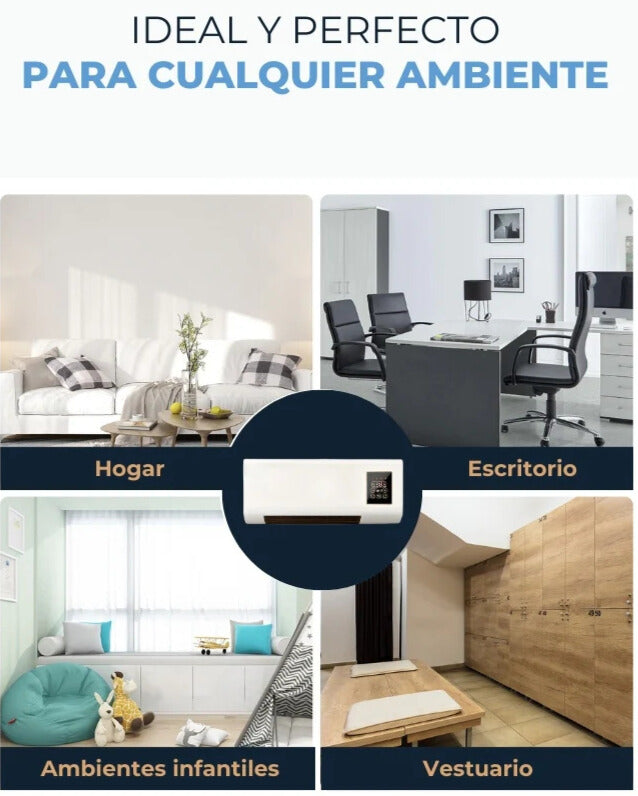 AIRE ACONDICIONADO Y CALEFACTOR DE PARED 2 EN 1