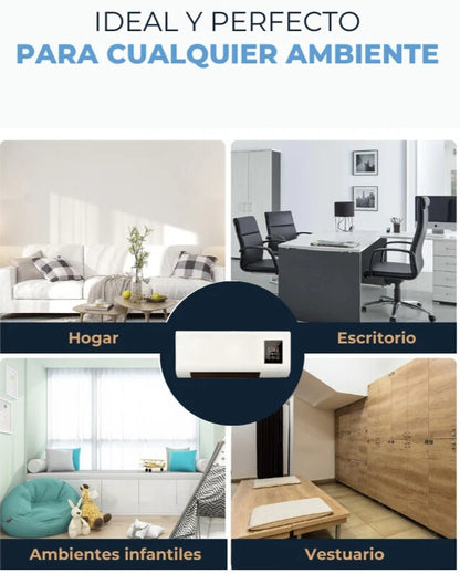 AIRE ACONDICIONADO Y CALEFACTOR DE PARED 2 EN 1