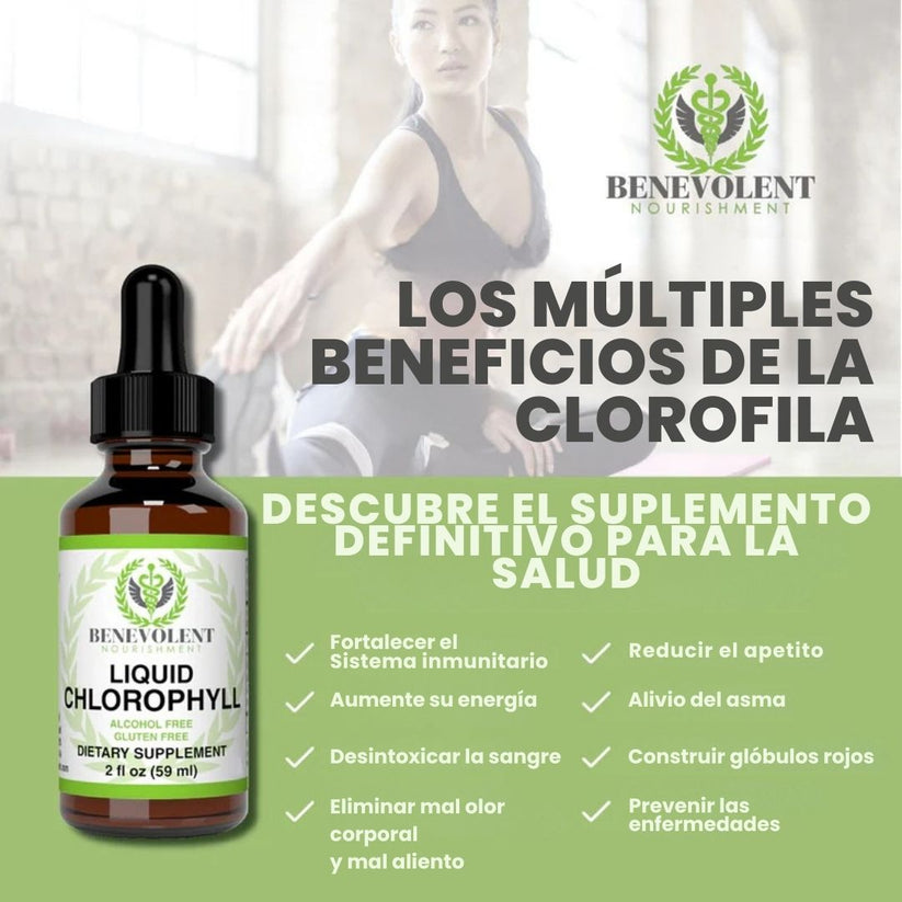 SUPLEMENTO DE CLOROFILA NATURAL LÍQUIDA