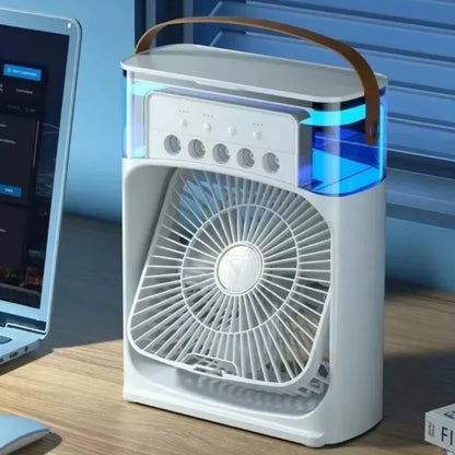 VENTILADOR HUMIDIFICADOR Y ENFRIADOR DE AIRE 3 EN 1