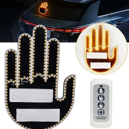 Mano led con gestos para carro  + control remoto☝