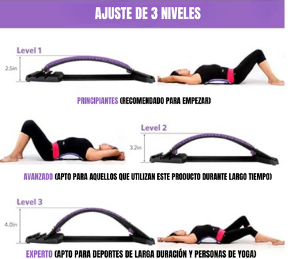 MASAJEADOR ESPALDA & ESTIRAMIENTO LUMBAR