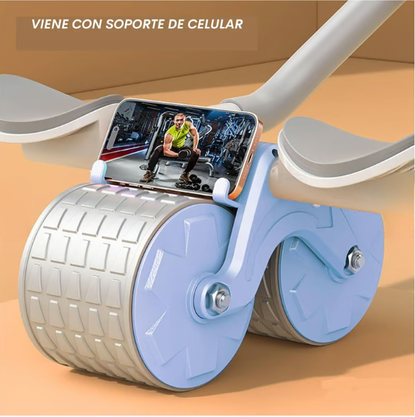 RODILLO ABDOMINAL CON REBOTE AUTOMÁTICO