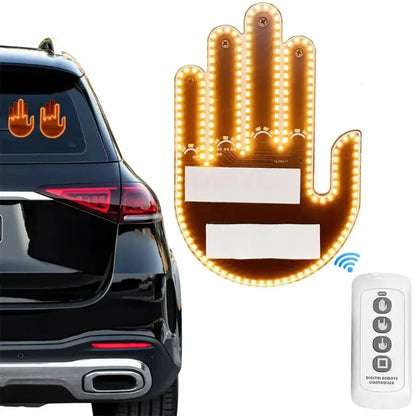 Mano led con gestos para carro  + control remoto☝