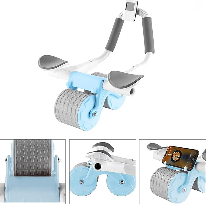 RODILLO ABDOMINAL CON REBOTE AUTOMÁTICO