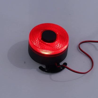BOCINA DE ADVERTENCIA ELÉCTRICA UNIVERSAL CON LED INTERMITENTE – MULTI-VEHÍCULOS