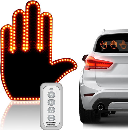 Mano led con gestos para carro  + control remoto☝