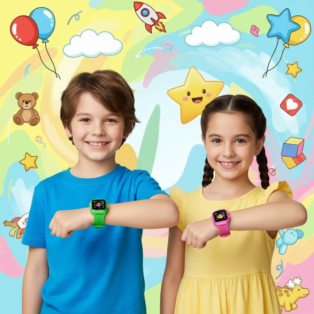 RELOJ INTELIGENTE CON GPS, CÁMARA Y BOTÓN SOS PARA NIÑOS