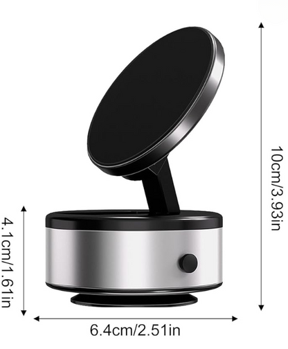 SOPORTE DE CELULAR MAGNÉTICO AJUSTABLE Y GIRATORIO 360° PARA AUTOMÓVIL