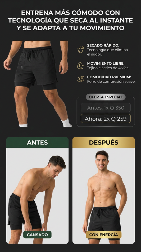 Pantaloneta deportiva.