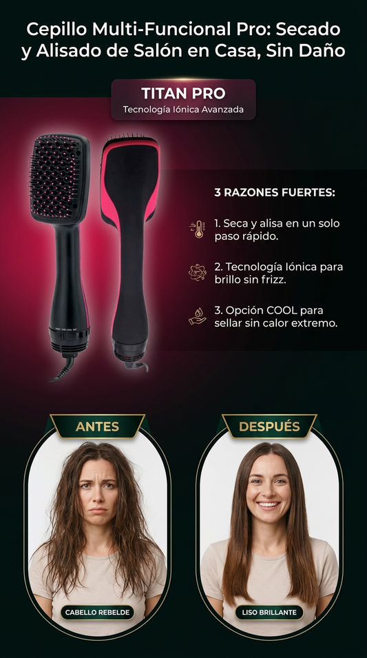 Cepillo Multi-Funcional Pro (Opcion COOL incorporada)