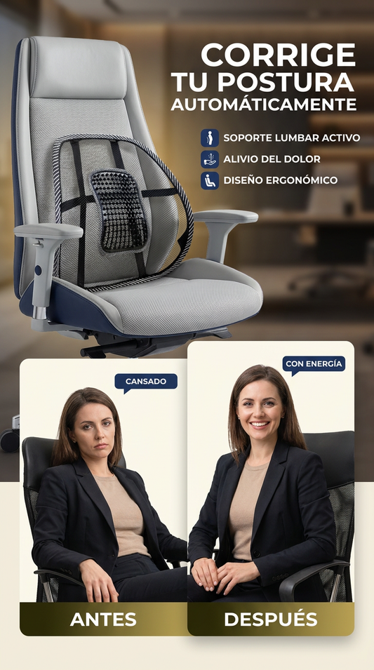 corrector de postura para silla
