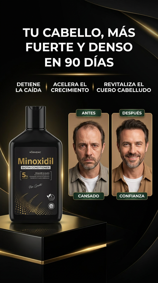 Acondicionador con minoxidil.