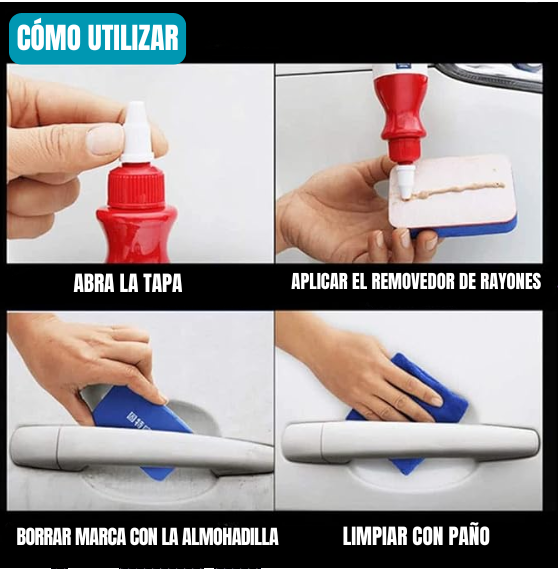REMOVEDOR DE RAYONES PARA AUTOMÓVIL