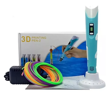 LÁPIZ DE IMPRESIÓN 3D BOLIGRAFO DIDÁCTICO + FILAMENTOS