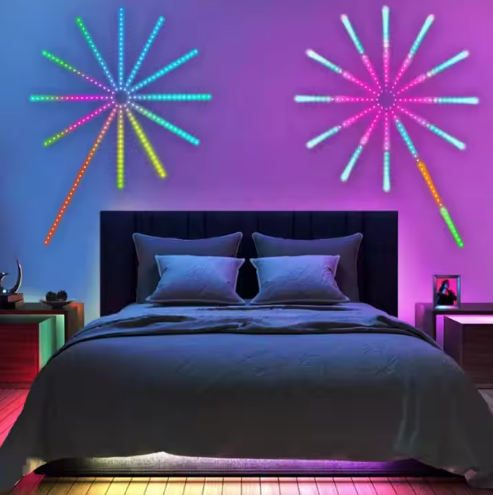 TIRA LED RGB BLUETOOH DECORACION FUEGOS ARTIFICIALES